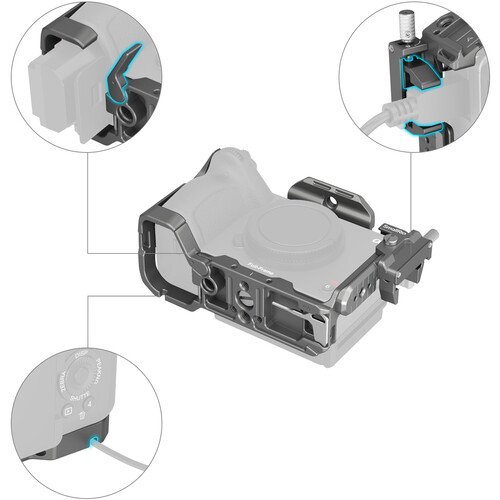 SmallRig 4770 HawkLock Quick Release Cage Kit for Sony FX3 and FX30
