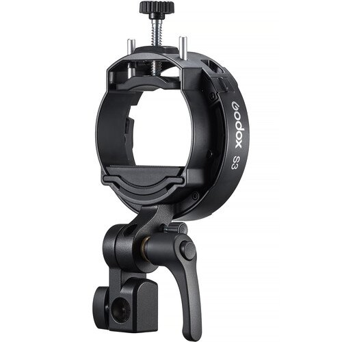 1761512446_IMG_2581983 Godox S3 Speedlite Bracket – Universal Flash Mount with Bowens Mount for Studio Modifiers