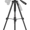 Kingjoy VT-860 56 Inch 4 Section Aluminum Alloy Camera tripod for Photography Video Shooting Support DSLR SLR Camcorder with Carry Bag