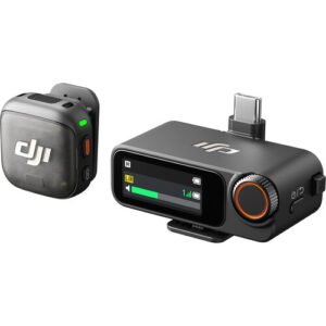 DJI Mic 3, Wireless Microphone, Camera Microphone, Smartphone Microphone, Vlogging Mic