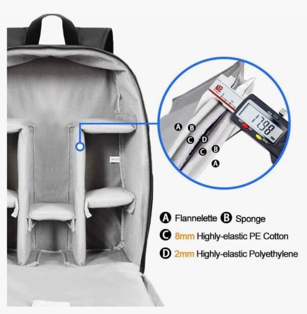 Caden D6 professional camera bag