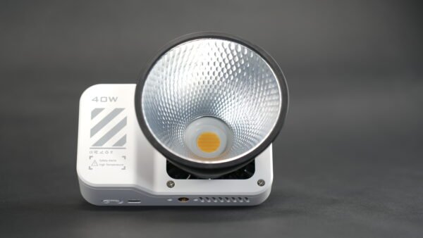 ZSYB ZG40 40W COB LED Video Light with Built-in Battery – Portable Photography Light
