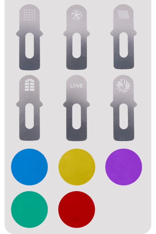 ZSYB S20 20W LED Spotlight with Gobo Lens & Gobo Sheets – Creative Photography Light