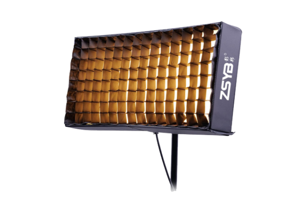 ZSYB JB120C 200W Bi-Color Flexible Fabric LED Light with Grid – Portable Soft Studio Light
