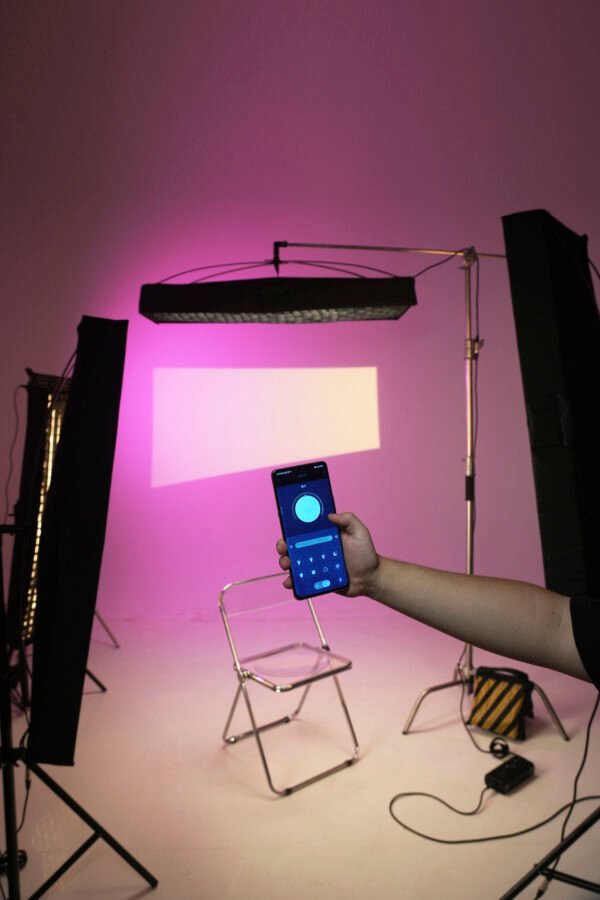 ZSYB JB120C 200W Bi-Color Flexible Fabric LED Light with Grid – Portable Soft Studio Light