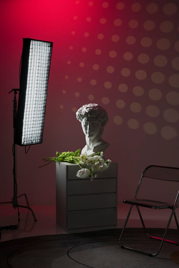 ZSYB JB120C 200W Bi-Color Flexible Fabric LED Light with Grid – Portable Soft Studio Light