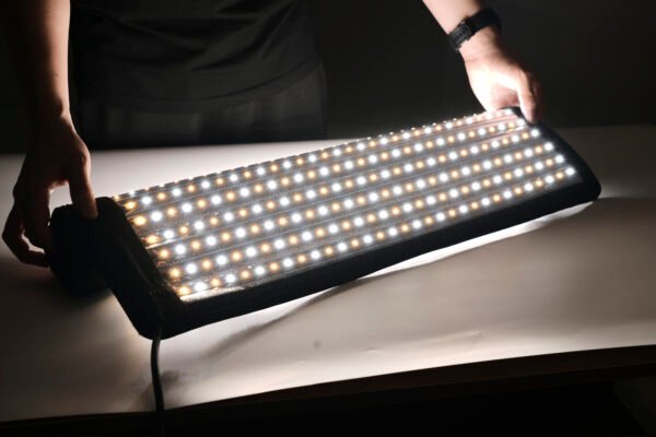 ZSYB JB150BI 150W Bi-Color Flexible Fabric LED Light with Grid – Soft Studio Light