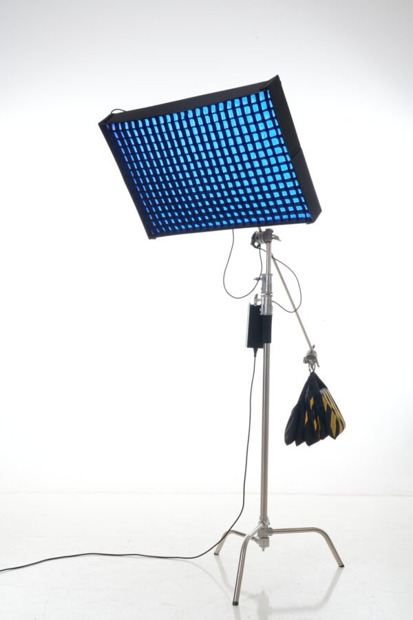 ZSYB JB6090RGB 200W RGB Flexible Fabric LED Light with Grid – Soft Studio & Video Light